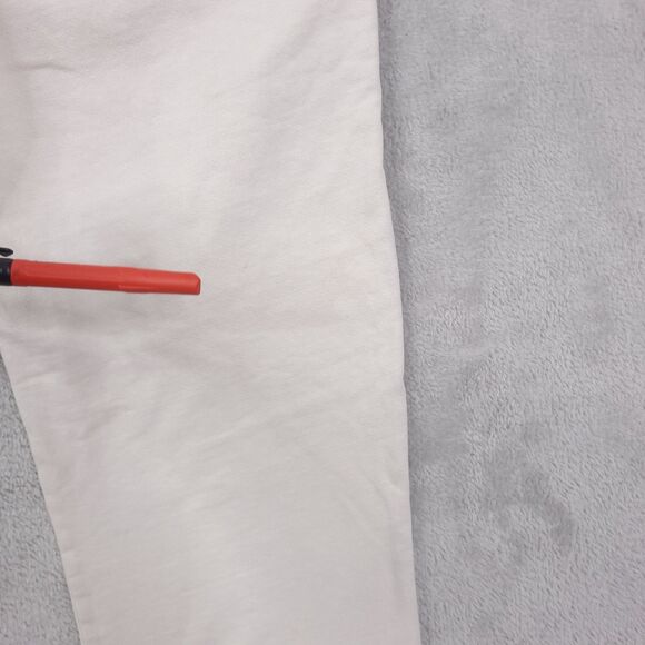 Talentless Sweatpants Jogger Mens Off White Size M Elastic Waist Drawstring - Picture 11 of 13